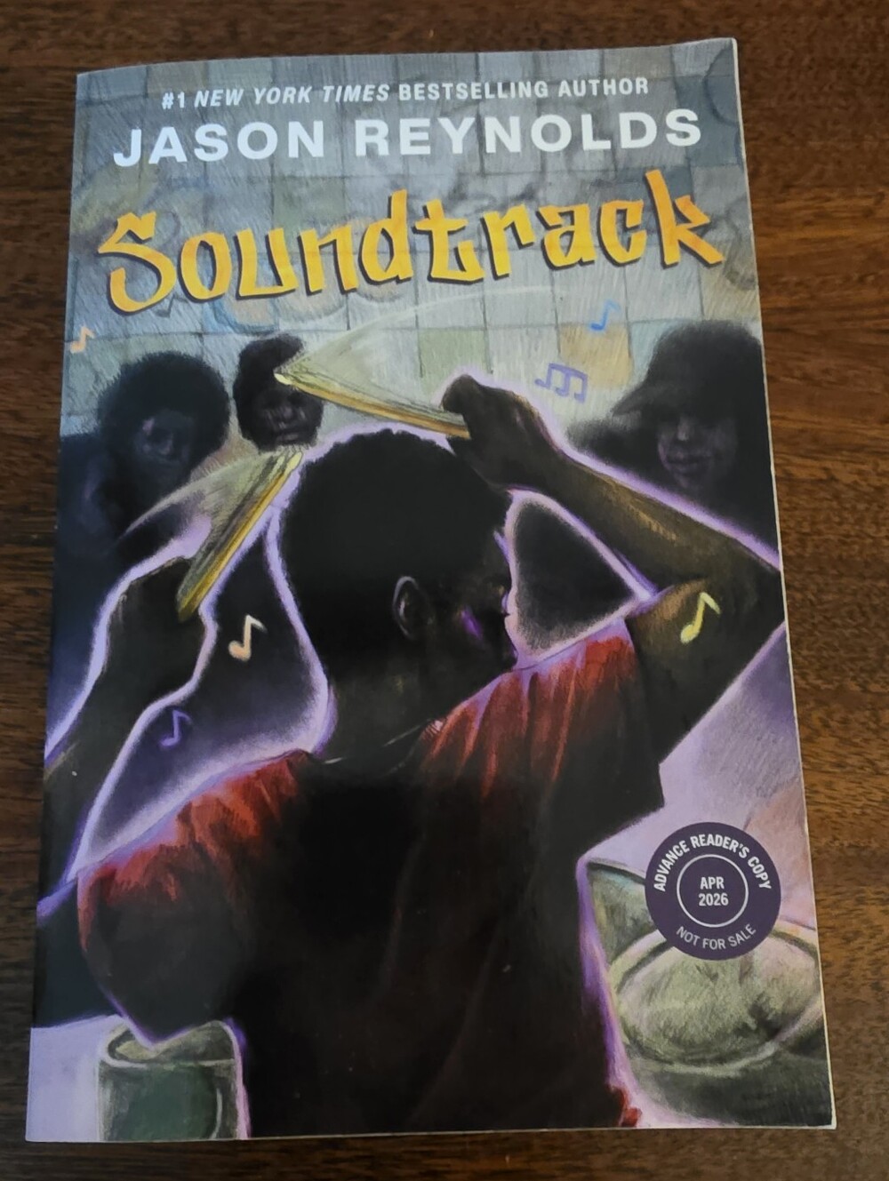 Soundtrack by Jason Reynolds Paperback Book ARC Uncorrected Proof